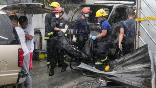 آتش سوزی در یک کارخانه در فیلیپین جان 15 نفر را گرفت