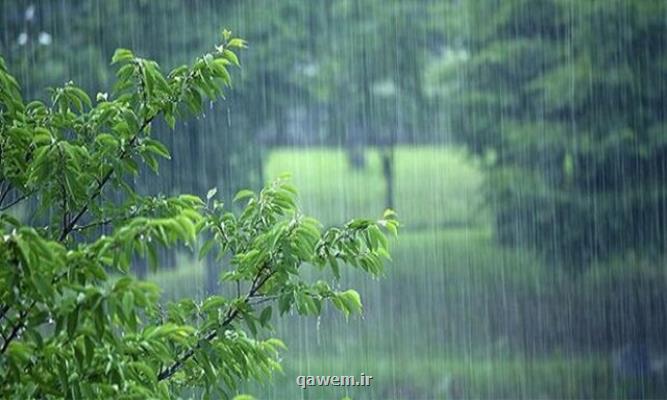 رگبار باران و خیزش گردوخاک در بعضی از استانهای کشور
