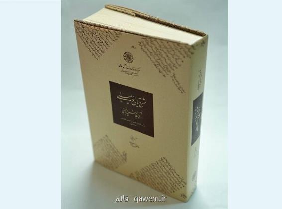 شرح تاریخ یمینی روانه بازار نشر شد