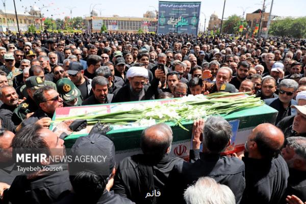 پیکر شهید امیرحسین نصیری در فریدونکنار تشییع شد