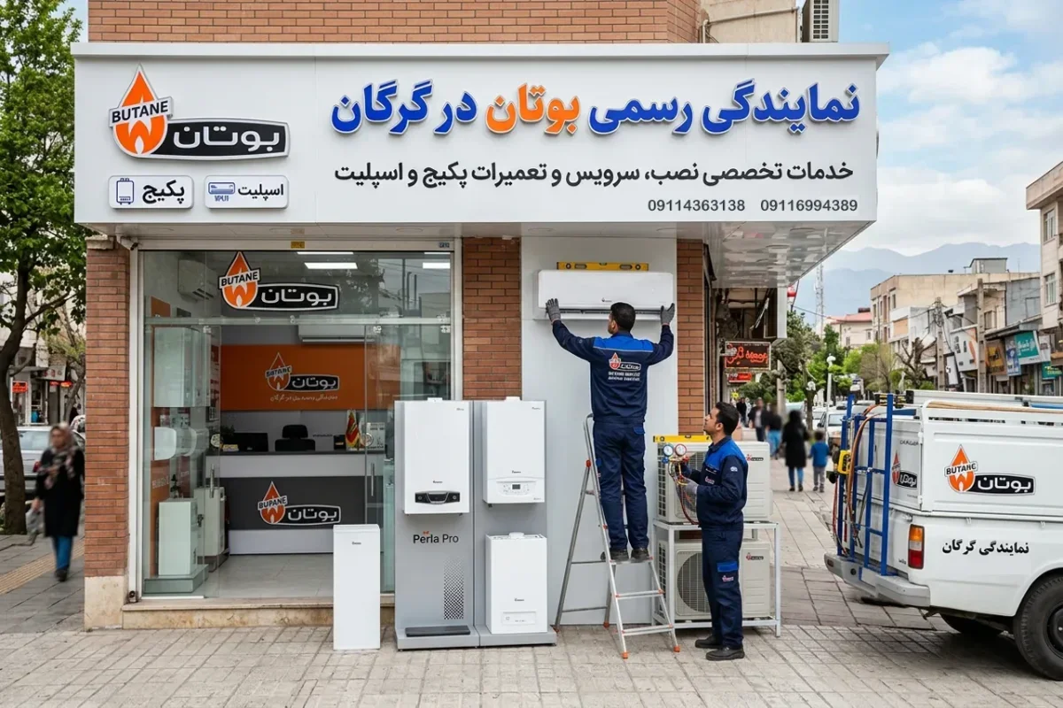 خدمات سریع و باکیفیت پکیج بوتان در گرگان